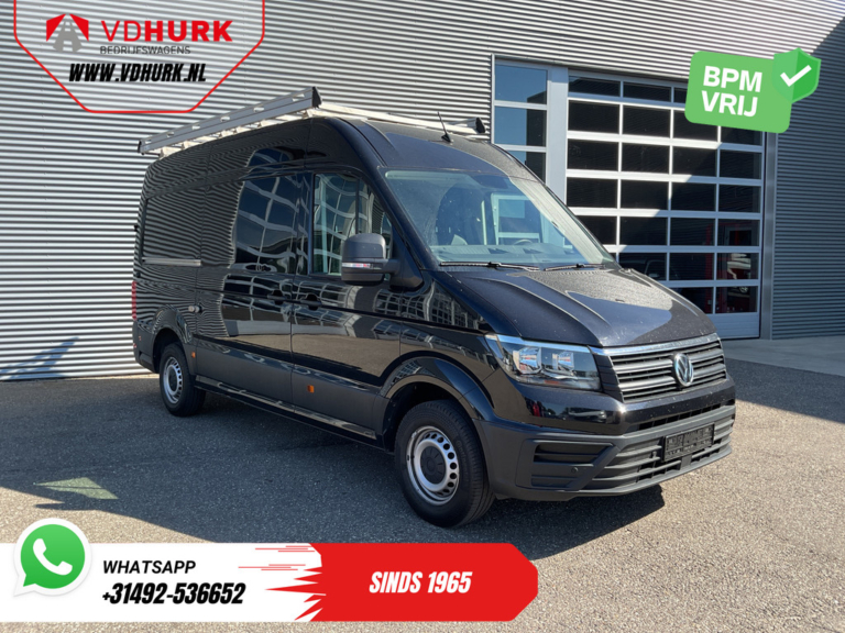 Volkswagen Crafter Transporter 2.0 TDI 140 PS DSG Automatik L3H3 CarPlay/ 270-Grad-Türen/ Navi/ Klimaanlage/ Rückfahrkamera/ Tempomat/ Dachgepäckträger + Leiter/ PDC