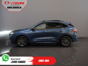 Ford Kuga SUV 2.5 PHEV 225 ch ST-Line X NL Boîte automatique / Toit panoramique / Régulateur de vitesse adaptatif / B&O / Alarme III / Hayon électrique / Attelage de remorque / Affichage tête haute / Chauffage des sièges / Chauffage du volant /