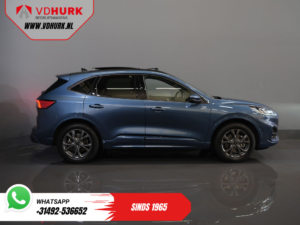 Ford Kuga SUV 2.5 PHEV 225 ch ST-Line X NL Boîte automatique / Toit panoramique / Régulateur de vitesse adaptatif / B&O / Alarme III / Hayon électrique / Attelage de remorque / Affichage tête haute / Chauffage des sièges / Chauffage du volant /