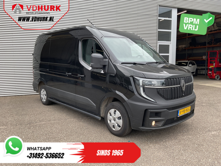 Renault Master E-Tech Bestelbus 87 kWh 447 km WLTP 145 pk L2H2 NL Auto/ LED/ Snellader/ Carplay/ Stoelverw./ Inrichting/ Climate/ Virtual Cockpit/ Navi/ Camera/