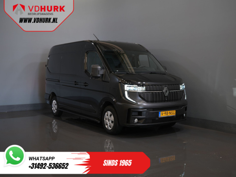 Renault Master E-Tech Bestelbus 87 kWh 447 km WLTP 145 pk L2H2 NL Auto/ LED/ Snellader/ Carplay/ Stoelverw./ Inrichting/ Climate/ Virtual Cockpit/ Navi/ Camera/