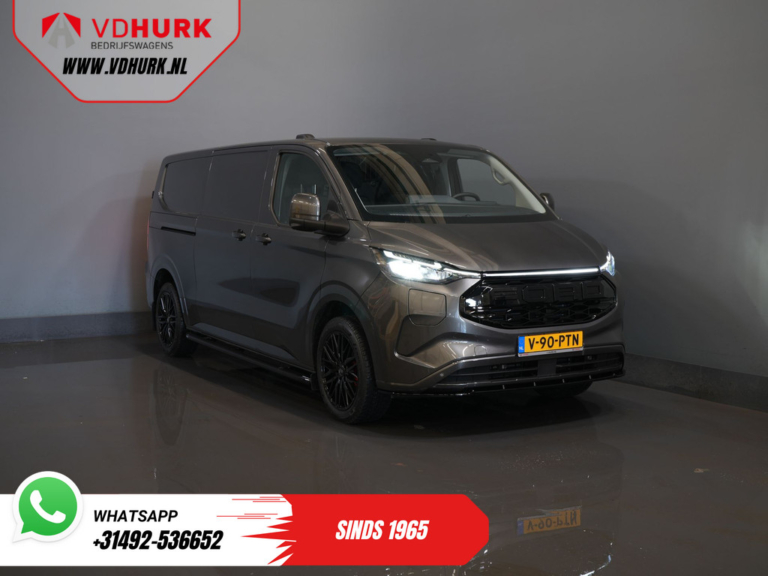 Ford E-Transit Custom Bestelbus 340 L2 Limited 71 kWh 330 km WLTP LED/ Adapt.Cruise/ Standkachel/ Stoelverw./ Frontlip/ Sidebars/ Raptor/ Betimmerd/ Carplay/ 36