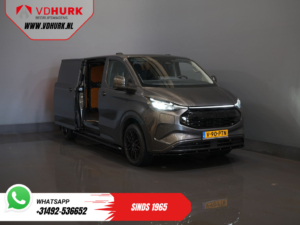 Ford E-Transit Custom Furgon 340 L2 Limited 71 kWh 330 km WLTP LED / tempomat adaptacyjny / ogrzewanie postojowe / podgrzewane fotele / przedni spojler / listwy boczne / Raptor / wykończenie drewniane / CarPlay / 36