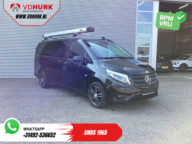 Mercedes-Benz Vito Bestelbus 116 CDI Aut. L2 LED/ Standkachel/ Stoelverw./ Carplay/ Camera/ Cruise/ Trekhaak/ Airco