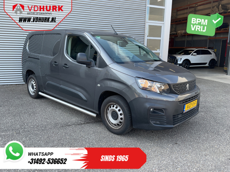 Peugeot Partner Bestelbus 1.5 HDI L2 Carplay/ Airco/ Cruise/ Camera/ PDC/ Sidebars/ DAB/ Trekhaak