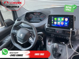 Peugeot Partner Bestelbus 1.5 HDI L2 Carplay/ Airco/ Cruise/ Camera/ PDC/ Sidebars/ DAB/ Trekhaak