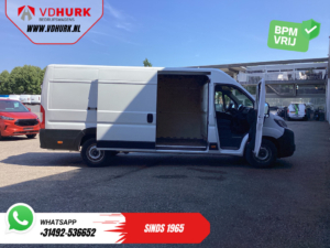 Furgoneta Opel Movano de 140 CV, L4H2, puertas de 270 Gr., CarPlay, navegador, cámara, climatizador, PDC y control de crucero