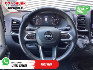 Furgoneta Opel Movano de 140 CV, L4H2, puertas de 270 Gr., CarPlay, navegador, cámara, climatizador, PDC y control de crucero