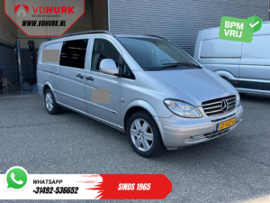 Mercedes-Benz Vito Bestelbus 115 CDI Aut. DC Dubbel Cabine EXPORT 2.5t Trekverm./ Airco/ 17”LMV/ Trekhaak/ Bluetooth