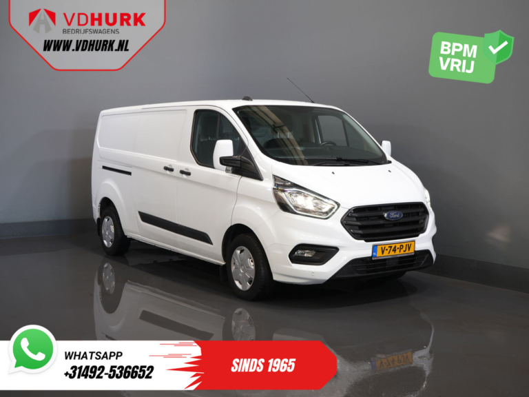 Ford Transit Custom Bestelbus 2.0 TDCI 130 pk L2 Trend 2.8t Trekverm./ Cruise/ PDC V+A/ DAB/ Airco