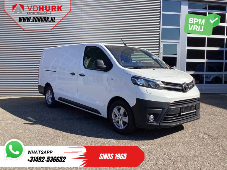 Toyota ProAce Worker Bestelbus 2.0 125 pk L3 Adapt.Cruise/ 2x Schuifdeur/ Head-Up/ Standkachel/ Stoelverw./ PDC/ LMV/ Trekhaak/ Airco