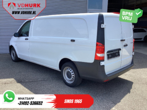 Furgoneta Mercedes-Benz Vito 116 CDI Automática L3 XL, puertas de 270 g, calefacción en los asientos, CarPlay, navegador, cámara, PDC, control de crucero y aire acondicionado