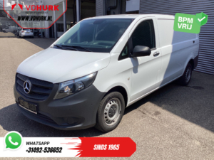Furgoneta Mercedes-Benz Vito 116 CDI Automática L3 XL, puertas de 270 g, calefacción en los asientos, CarPlay, navegador, cámara, PDC, control de crucero y aire acondicionado