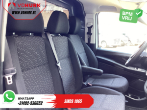 Furgoneta Mercedes-Benz Vito 116 CDI Automática L3 XL, puertas de 270 g, calefacción en los asientos, CarPlay, navegador, cámara, PDC, control de crucero y aire acondicionado
