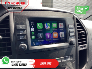 Furgoneta Mercedes-Benz Vito 116 CDI Automática L3 XL, puertas de 270 g, calefacción en los asientos, CarPlay, navegador, cámara, PDC, control de crucero y aire acondicionado