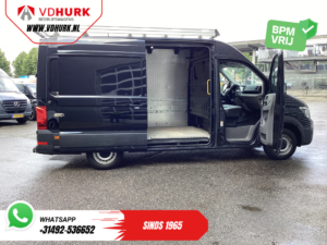 Furgoneta Volkswagen Crafter 35 2.0 TDI 180 CV DSG automática L3H3 con techo elevable + escalón / puertas de 270 Gr. / asiento calefactable / CarPlay / navegador / cámara / PDC / control de crucero / aire acondicionado