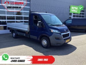 Peugeot Boxer cu benă deschisă 2.2 HDI 130 pk EXPORT cu benă deschisă / 360x202x39 / Pick-up / Scaun încălzit / Cârlig de remorcare / Aer condiționat / Sistem de navigație