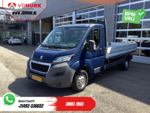 Peugeot Boxer cu benă deschisă 2.2 HDI 130 pk EXPORT cu benă deschisă / 360x202x39 / Pick-up / Scaun încălzit / Cârlig de remorcare / Aer condiționat / Sistem de navigație