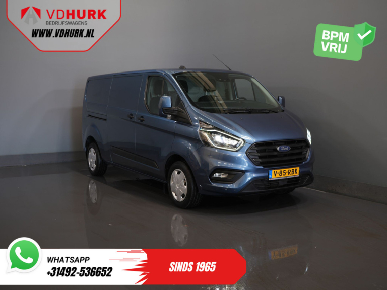 Furgoneta Ford Transit Custom 2.0 TDCI 130 CV L2 Trend con faros bi-xenón, capacidad de remolque de 2,8 t, CarPlay, cámara, PDC, control de crucero, DAB y aire acondicionado