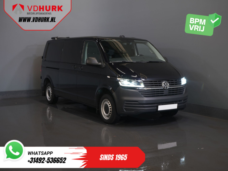 Volkswagen Transporter Fourgon T6.1 2.0 TDI 150 ch Boîte auto L2 LED / Chauffage auxiliaire / Sièges chauffants / CarPlay / PDC / Régulateur de vitesse / Climatisation / Attelage