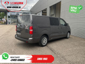 Fiat Scudo Van 2.0 MJ 145 pk DC Double Cab Adaptive Cruise Control / 2 sliding doors / Keyless entry / CarPlay / Sat-nav / 6-seater / Climate control / Camera / PDC