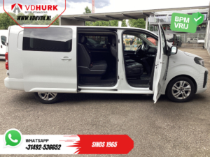 Opel Vivaro Bestelbus 2.0 145 pk Aut. DC Dubbel Cabine LED/ Adapt.Cruise/ 2x Schuifdeur/ Massage/ Stoelverw./ Keyless/ Leder/ Carplay/ Climate/ Camera