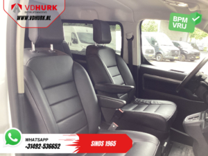 Opel Vivaro Bestelbus 2.0 145 pk Aut. DC Dubbel Cabine LED/ Adapt.Cruise/ 2x Schuifdeur/ Massage/ Stoelverw./ Keyless/ Leder/ Carplay/ Climate/ Camera
