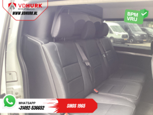 Opel Vivaro Bestelbus 2.0 145 pk Aut. DC Dubbel Cabine LED/ Adapt.Cruise/ 2x Schuifdeur/ Massage/ Stoelverw./ Keyless/ Leder/ Carplay/ Climate/ Camera