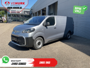 Toyota PROACE Electric Worker – samochód dostawczy L3, 75 kWh, 350 km (WLTP), adaptacyjny tempomat, sterowanie na kierownicy, szybka ładowarka, CarPlay, kamera, system parkowania PDC, klimatyzacja