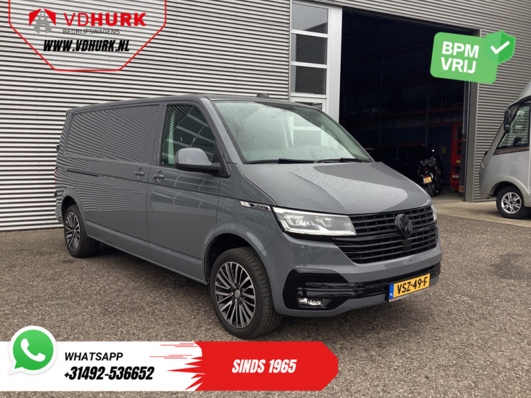 Furgoneta Volkswagen Transporter 2.0 TDI 150 CV DSG automática L2 Bulli Virtual Cockpit / Cuero / Control de crucero adaptativo / LED / Navegación / Bear Lock / CarPlay / Cámara / Llantas de aleación de 18” / PDC / Enganche