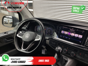 Volkswagen Transporter Bestelbus 2.0 TDI 150 pk DSG Aut. L2 Bulli Virtual Cockpit/ Leder/ Adapt.Cruise/ LED/ Navi/ Bear Lock/ Carplay/ Camera/ 18” LMV/ PDC/ Trek