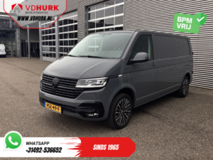 Volkswagen Transporter Bestelbus 2.0 TDI 150 pk DSG Aut. L2 Bulli Virtual Cockpit/ Leder/ Adapt.Cruise/ LED/ Navi/ Bear Lock/ Carplay/ Camera/ 18” LMV/ PDC/ Trek
