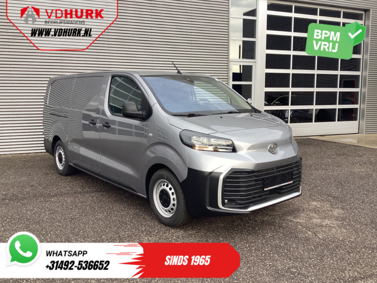 Toyota PROACE Electric Worker Bestelbus L3 75 kWh 350 km WLTP Adapt.Cruise/ Stuurverw./ Snellader/ Carplay/ Camera/ PDC/ Airco