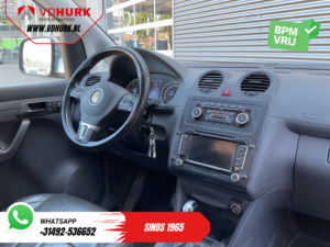 Volkswagen Caddy Fourgon 2.0 TDI 100 ch DSG Automatique NL Auto / Bi-xénon / Sièges chauffants / Cuir / Navigation / Climatisation / PDC / LMV / Régulateur de vitesse / Attelage