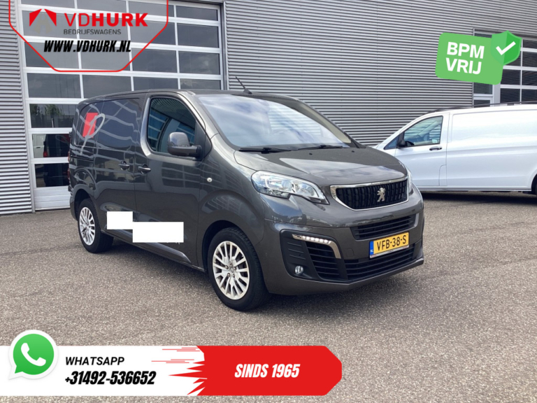 Peugeot Expert Bestelbus 2.0 HDI 125 pk Adapt.Cruise/ Climate/ Standkachel/ Carplay/ Camera/ PDC/ Keyless/ Trekhaak