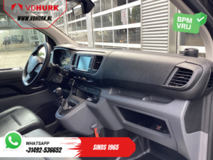 Furgone Peugeot Expert 2.0 HDI 125 pk con cruise control adattivo, climatizzatore, riscaldamento autonomo, CarPlay, telecamera, sensori di parcheggio, accesso senza chiave e gancio di traino
