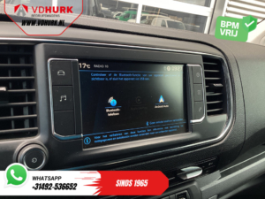 Furgone Peugeot Expert 2.0 HDI 125 pk con cruise control adattivo, climatizzatore, riscaldamento autonomo, CarPlay, telecamera, sensori di parcheggio, accesso senza chiave e gancio di traino