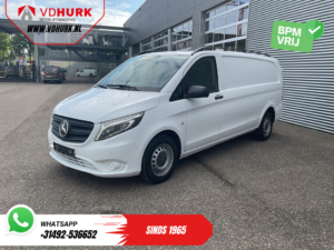 Mercedes-Benz Vito Bestelbus 116 CDI Aut. XL L3 LED/ Standkachel/ Stoelverw./ Carplay/ Camera/ PDC/ Cruise/ Trekhaak/ Airco