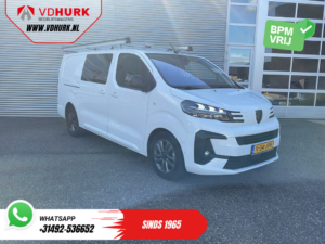 Peugeot Expert Bestelbus 2.0 HDi 180 pk Aut. DC Dubbel cabine LED/ Imperiaal/ Stuurverw./ Carplay/ Navi/ Camera/ Climate/ Afn.Trekhaak/ PDC/ LMV/ Cruise