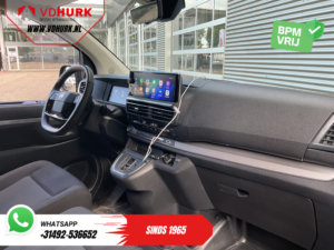 Citroën Jumpy Furgon 2.0 HDI 180 pk, automatyczna skrzynia biegów, wersja L3, oświetlenie LED, ogrzewanie postojowe, system bezkluczykowy, podgrzewane fotele, podgrzewana kierownica, CarPlay, klimatyzacja, kamera, czujniki parkowania, tempomat, hak holowniczy, LMV