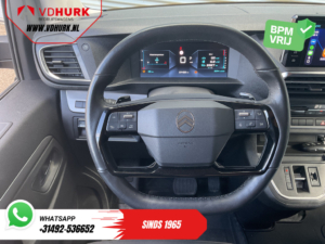 Citroën Jumpy Furgon 2.0 HDI 180 pk, automatyczna skrzynia biegów, wersja L3, oświetlenie LED, ogrzewanie postojowe, system bezkluczykowy, podgrzewane fotele, podgrzewana kierownica, CarPlay, klimatyzacja, kamera, czujniki parkowania, tempomat, hak holowniczy, LMV
