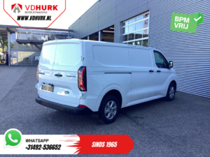 Ford E-Transit Custom Фургон L2 Trend 71 кВт·год, 370 км за WLTP, гарантія до 7-2031, світлодіодне освітлення, автономний обігрівач, підігрів сидінь, CarPlay, клімат-контроль, камера, система паркування PDC, система LMV, круїз-контроль