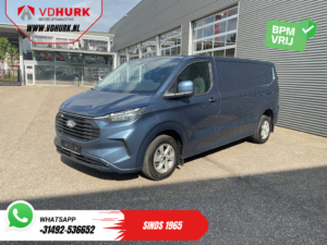 Ford Transit Custom Fourgon 2.0 TDCI Boîte auto L2 Limited LED / Régulateur de vitesse adaptatif / Chauffage des sièges / Chauffage du volant / CarPlay / Navigation / Climatisation / Caméra / Aide au stationnement / LMV