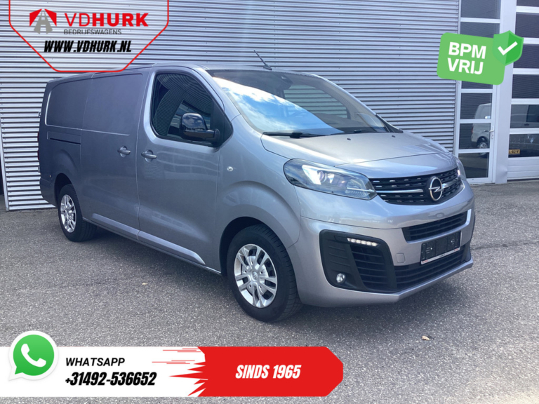 Furgoneta Opel Vivaro 2.0 HDI 145 pk, cambio automático, L3, luces LED, 2 puertas correderas, CarPlay, acceso sin llave, aire acondicionado, cámara, control de crucero, PDC/