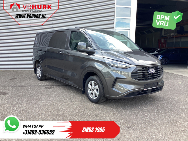 Ford Transit Custom Fourgon 2.0 TDCI 170 ch Boîte auto L2 Limited LED / Régulateur de vitesse adaptatif / Chauffage des sièges / Chauffage du volant / CarPlay / Navigation / Climatisation / Caméra / Aide au stationnement / Jantes en alliage