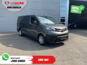 Toyota ProAce Worker – samochód dostawczy 2.0 180 KM, automatyczna skrzynia biegów, wersja L3, podgrzewane fotele, CarPlay, nawigacja, czujniki parkowania, tempomat, klimatyzacja