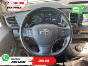 Toyota ProAce Worker – samochód dostawczy 2.0 180 KM, automatyczna skrzynia biegów, wersja L3, podgrzewane fotele, CarPlay, nawigacja, czujniki parkowania, tempomat, klimatyzacja