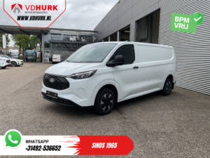 Ford E-Transit Custom Bestelbus 340 L2 Trend 71 kWh 380 km WLTP LED/ Standkachel/ Stoelverw./ Carplay/ Camera/ PDC/ Climate/ Cruise/ Trekhaak