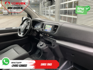Fiat Scudo Furgoneta 2.0 MJ 180 CV, cambio automático, doble cabina, faros de xenón, 2 puertas correderas, CarPlay, acceso sin llave, navegador, climatizador, cámara, control de crucero, llantas de 17 pulgadas, PDC