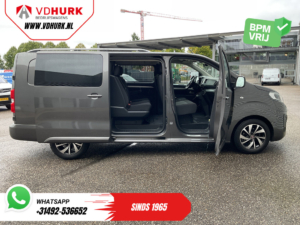Fiat Scudo Furgoneta 2.0 MJ 180 CV, cambio automático, doble cabina, faros de xenón, 2 puertas correderas, CarPlay, acceso sin llave, navegador, climatizador, cámara, control de crucero, llantas de 17 pulgadas, PDC